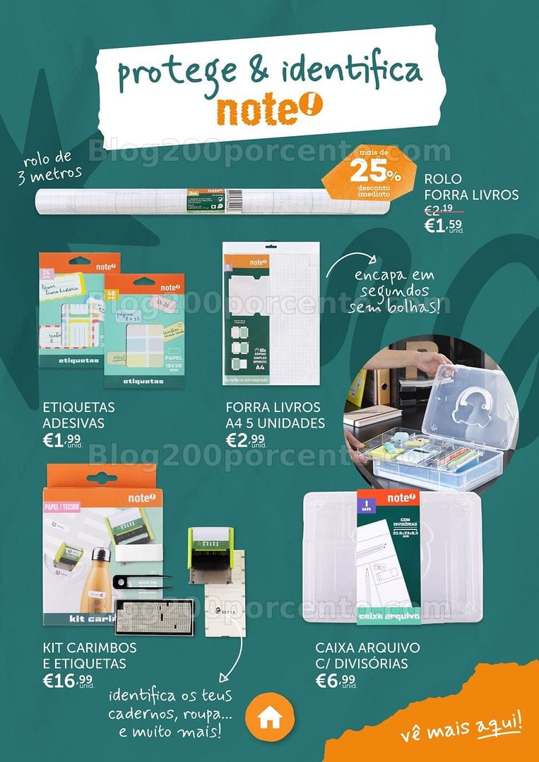 Antevisão Folheto NOTE Regresso às Aulas Promoções até 21 setembro